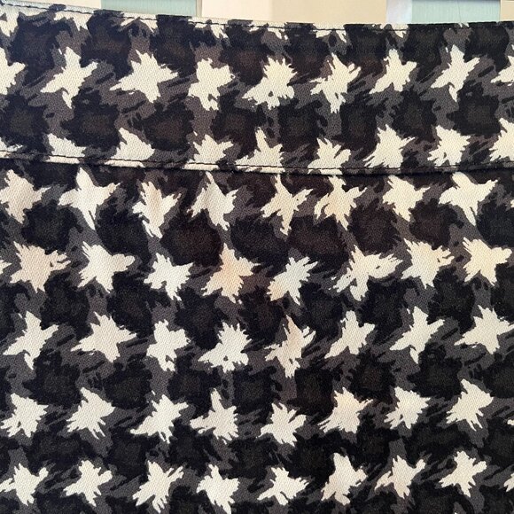 TALBOTS PETITES WOMENS SZ 6P HOUNDSTOOTH SKIRT - Picture 4 of 9